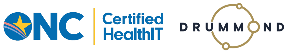 EHR CB-073a ONC Certification Drummond Combined Logo